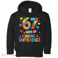 67 Days Of Making A Difference 6-7 Meme Autism Awareness Toddler Hoodie thumb 0