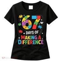 67 Days Of Making A Difference 6-7 Meme Autism Awareness Women's T-Shirt thumb 0