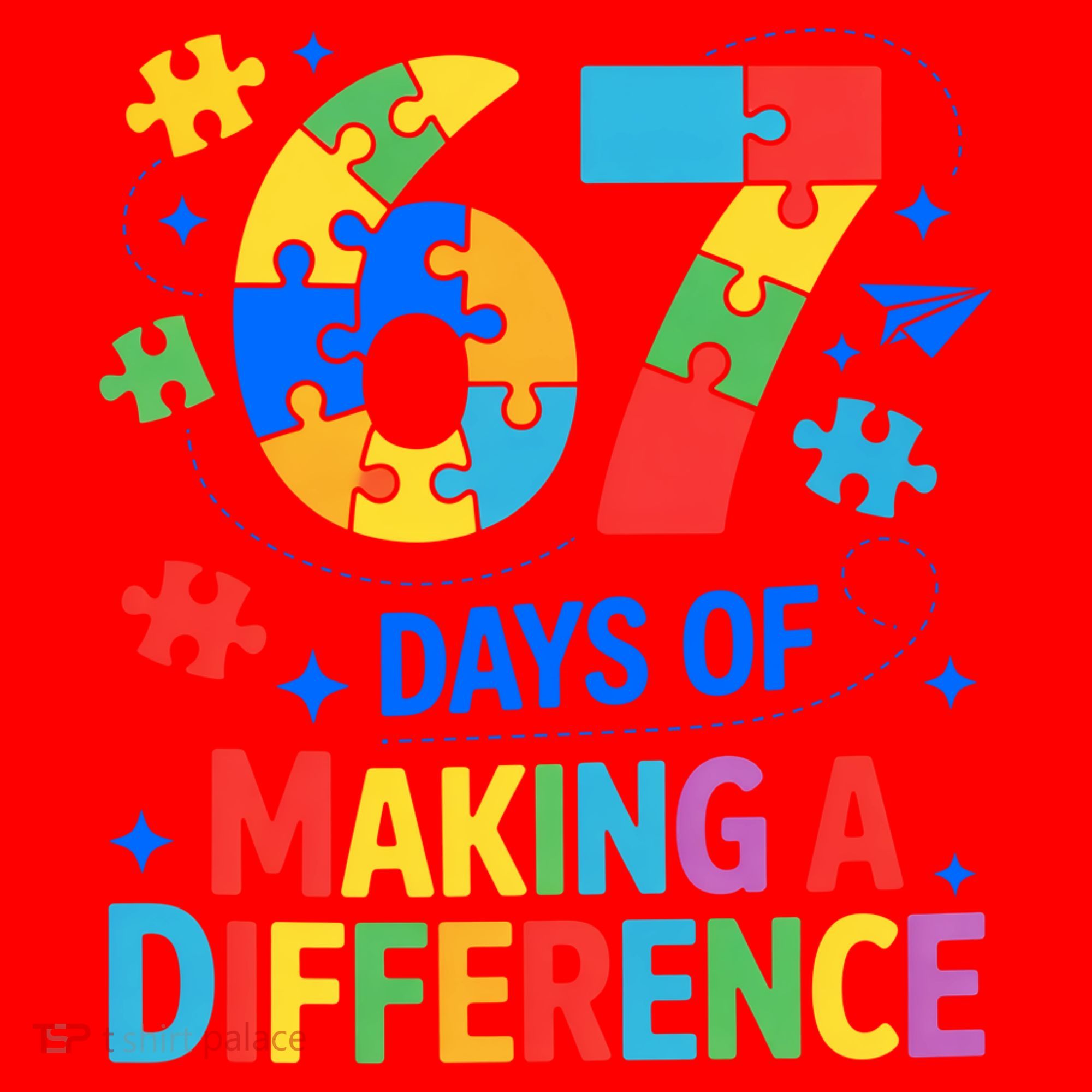 67 Days Of Making A Difference 6-7 Meme Autism Awareness Santa Hat