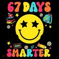 67th Day Of School 67 Days Smarter Students Teacher Coffee Mug thumb 5