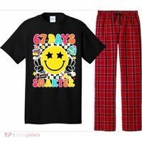 67th Day Of School 67 Days Smarter Students Teacher Pajama Set thumb 0