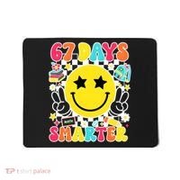 67th Day Of School 67 Days Smarter Students Teacher Mousepad thumb 0