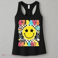 67th Day Of School 67 Days Smarter Students Teacher Women's Tank Top thumb 3