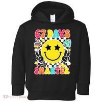 67th Day Of School 67 Days Smarter Students Teacher Toddler Hoodie thumb 0