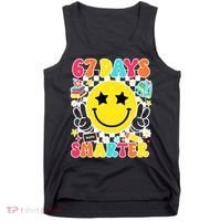 67th Day Of School 67 Days Smarter Students Teacher Tank Top thumb 0