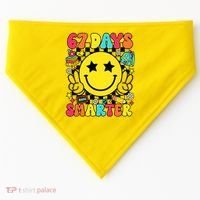 67th Day Of School 67 Days Smarter Students Teacher USA-Made Doggie Bandana thumb 0