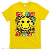 67th Day Of School 67 Days Smarter Students Teacher T-Shirt thumb 0