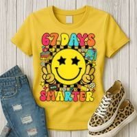 67th Day Of School 67 Days Smarter Students Teacher Women's T-Shirt thumb 3