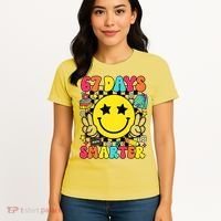 67th Day Of School 67 Days Smarter Students Teacher Women's T-Shirt thumb 4
