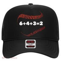 6+4+3=2 Double Play Baseball Player Gift Baseball Saying TShirt Hat thumb 0