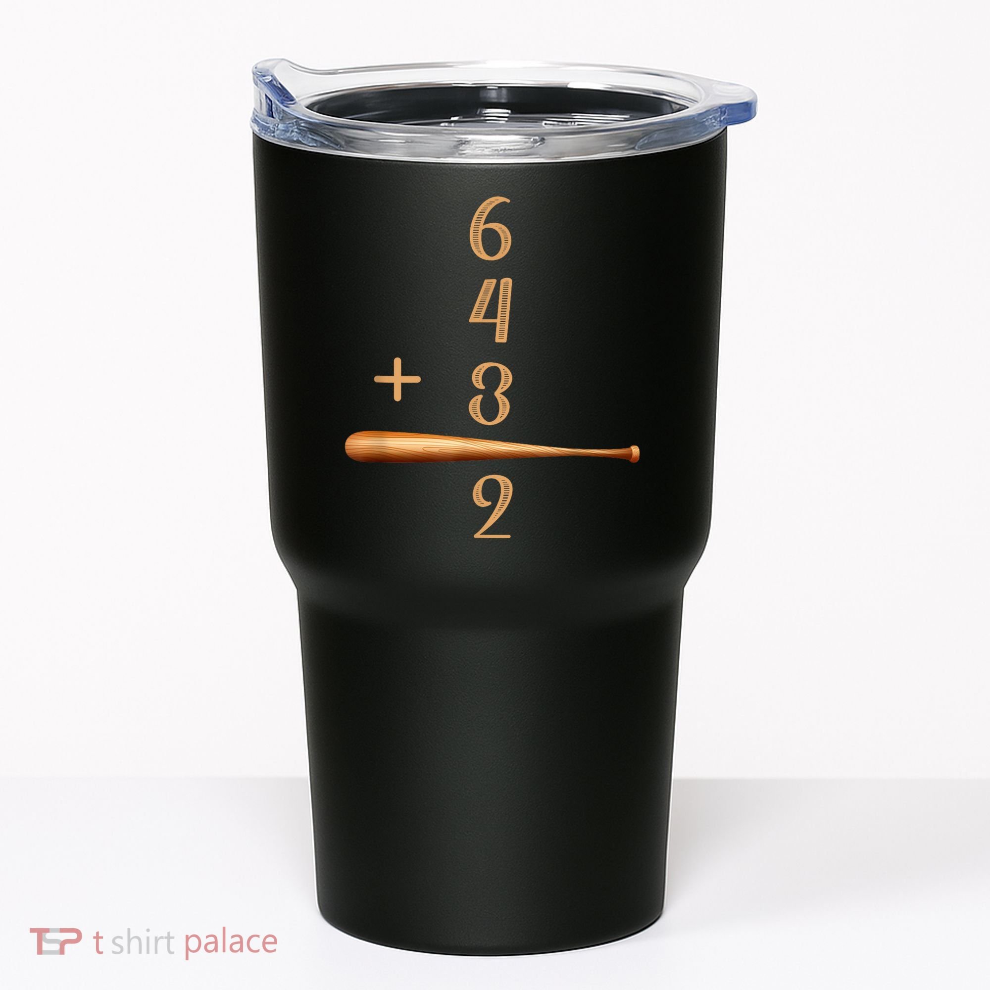 6+4+3=2 Double Play Baseball Player Baseball Saying Tumbler
