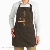 6+4+3=2 Double Play Baseball Player Baseball Saying Apron thumb 2