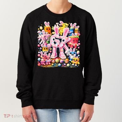 6-7 Easter Bunny Brainrot Funny 67 Meme Women's Sweatshirt