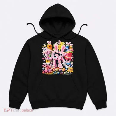 6-7 Easter Bunny Brainrot Funny 67 Meme Hoodie