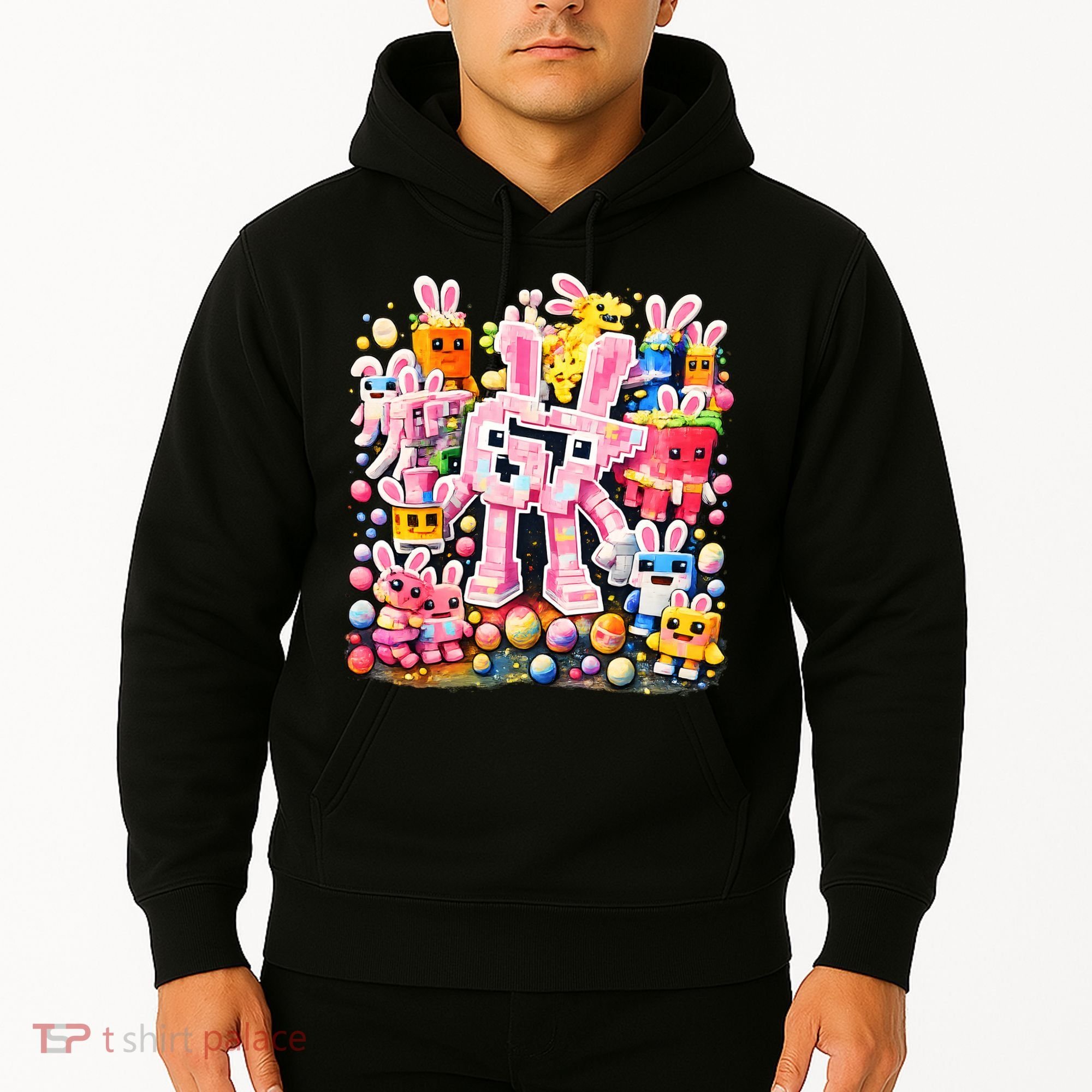 6-7 Easter Bunny Brainrot Funny 67 Meme Hoodie