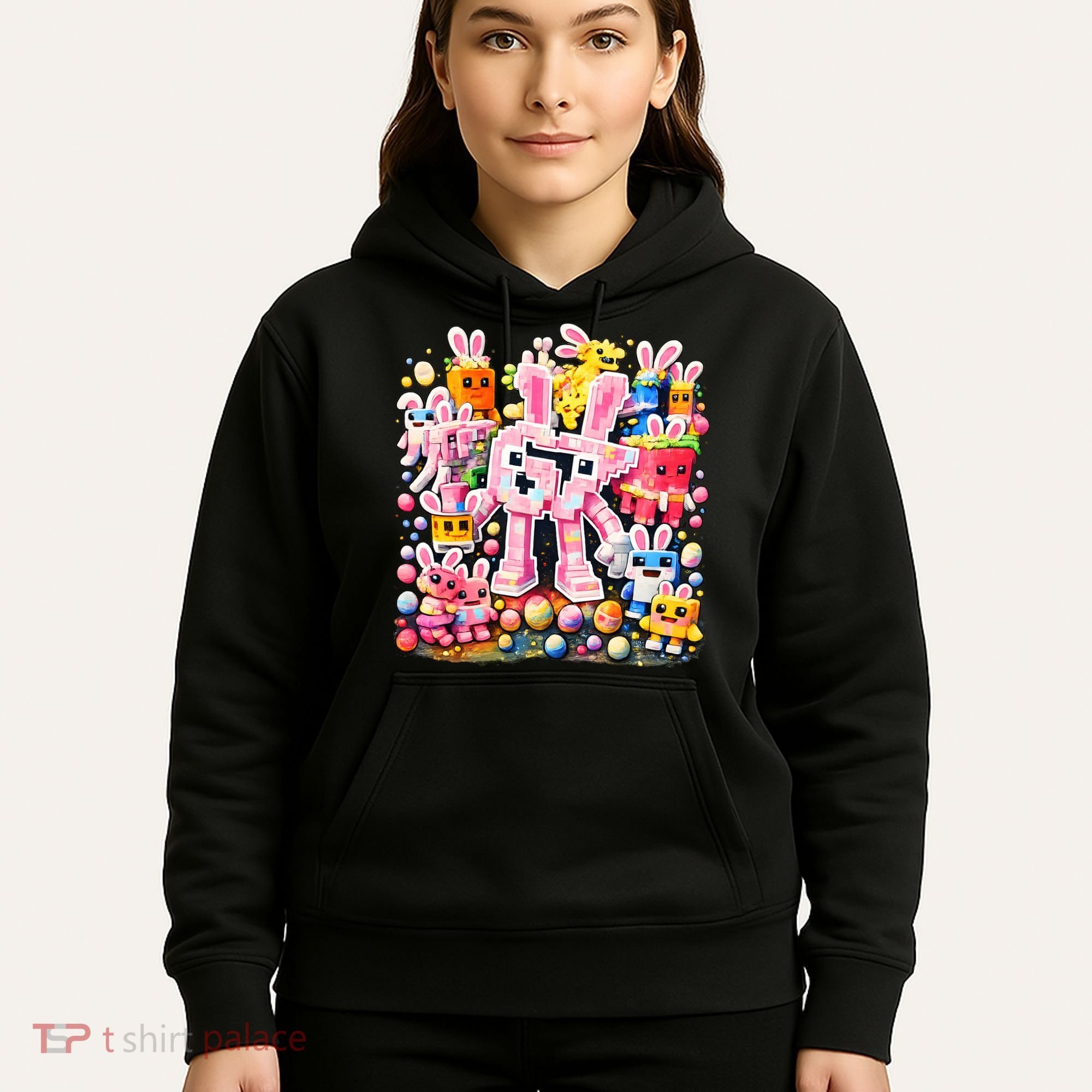 6-7 Easter Bunny Brainrot Funny 67 Meme Hoodie