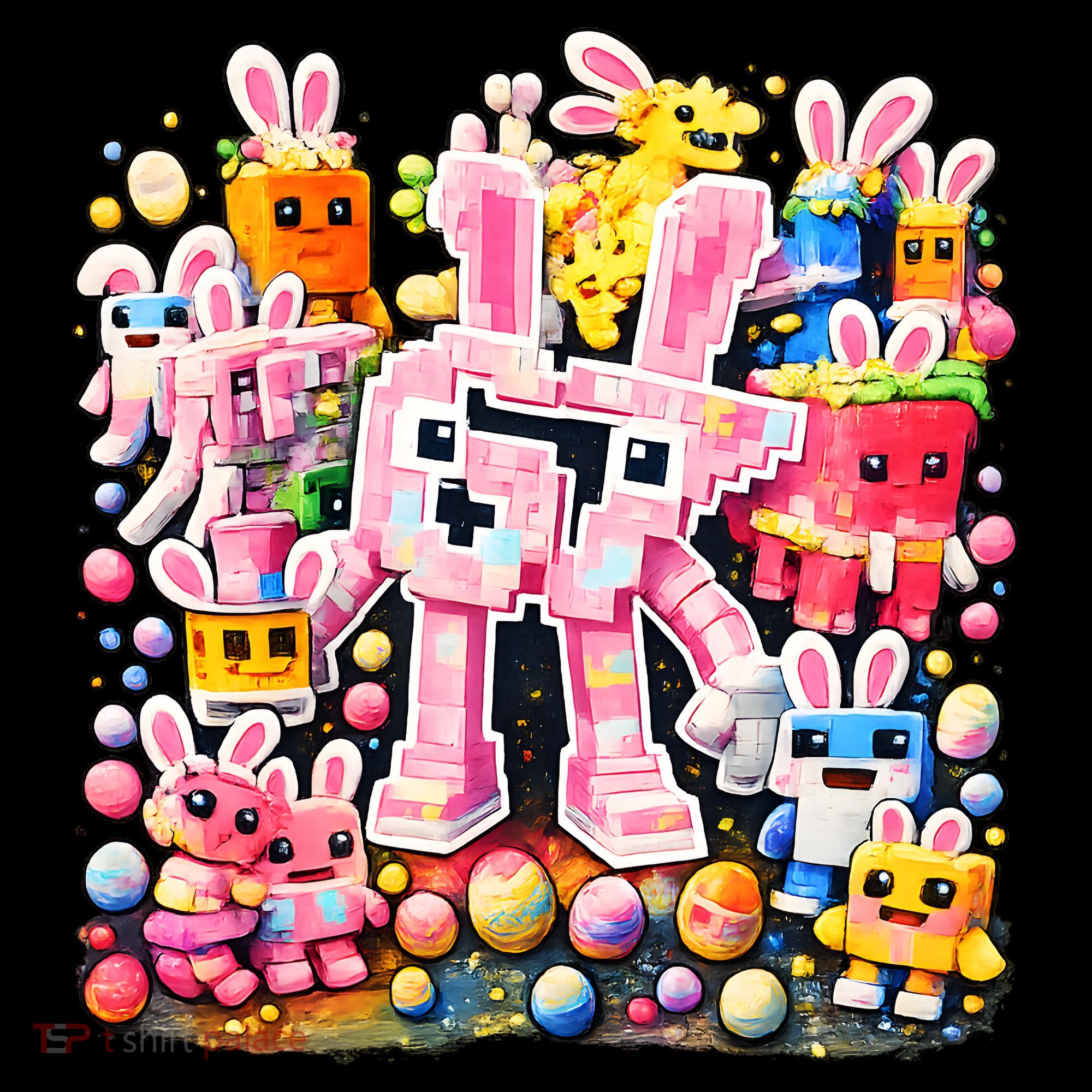6-7 Easter Bunny Brainrot Funny 67 Meme Long Sleeve Shirt