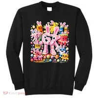 6-7 Easter Bunny Brainrot Funny 67 Meme Sweatshirt thumb 0