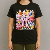 6-7 Easter Bunny Brainrot Funny 67 Meme T-Shirt thumb 4
