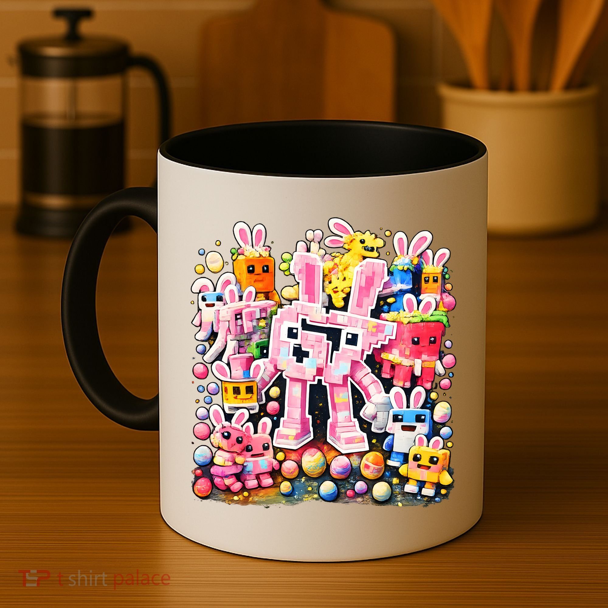 6-7 Easter Bunny Brainrot Funny 67 Meme Coffee Mug