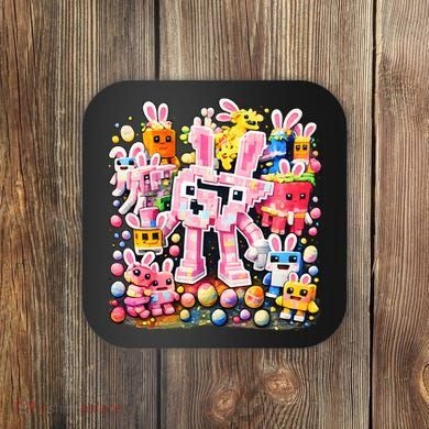 6-7 Easter Bunny Brainrot Funny 67 Meme Coaster