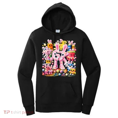 6-7 Easter Bunny Brainrot Funny 67 Meme Women's Hoodie