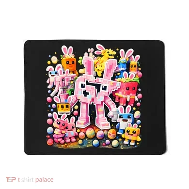 6-7 Easter Bunny Brainrot Funny 67 Meme Mousepad