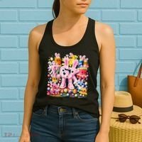 6-7 Easter Bunny Brainrot Funny 67 Meme Women's Tank Top thumb 2