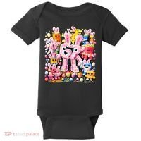 6-7 Easter Bunny Brainrot Funny 67 Meme Baby Bodysuit thumb 0