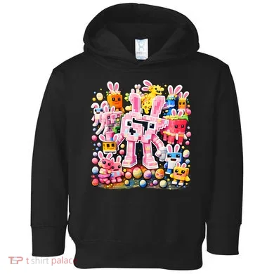 6-7 Easter Bunny Brainrot Funny 67 Meme Toddler Hoodie
