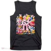 6-7 Easter Bunny Brainrot Funny 67 Meme Tank Top thumb 0