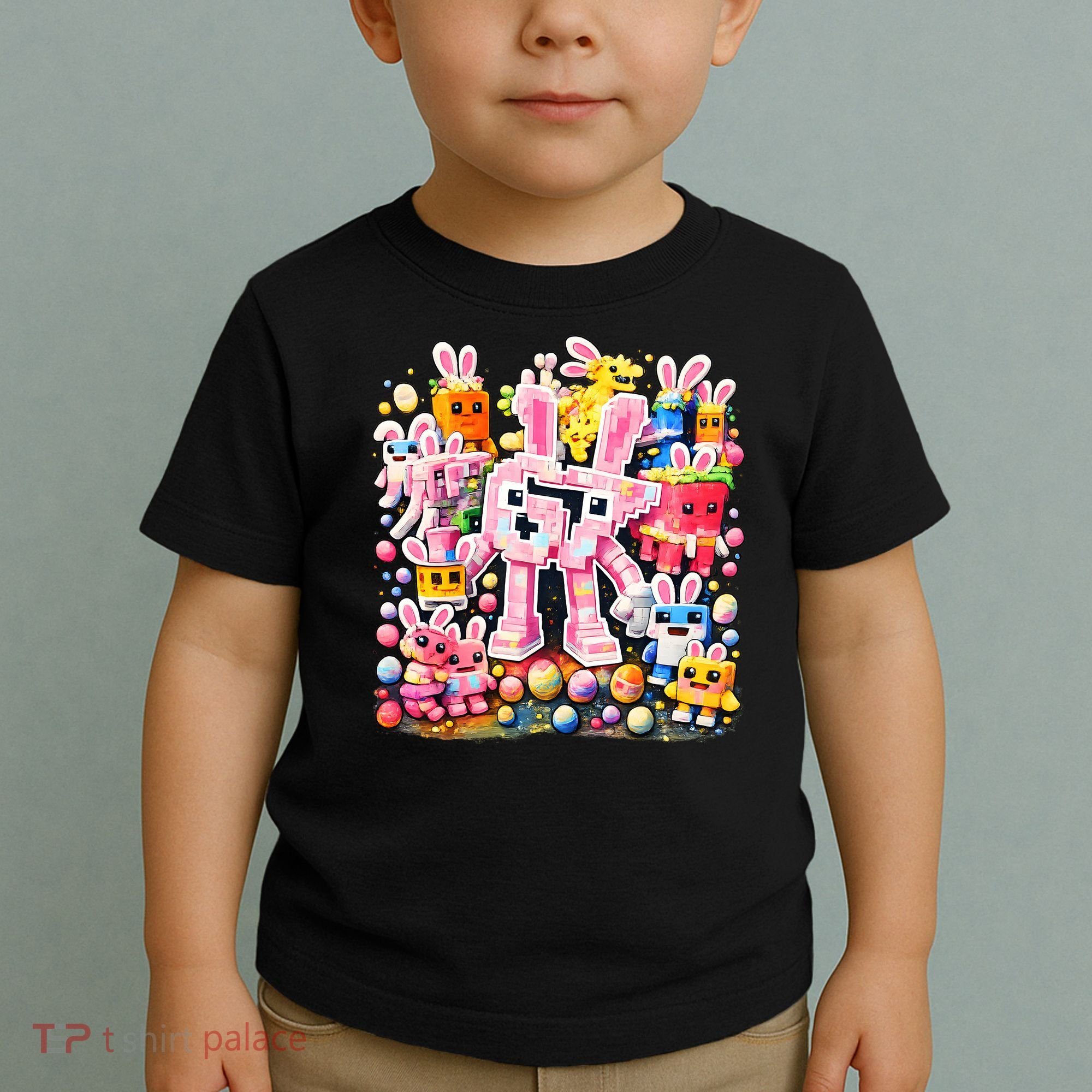 6-7 Easter Bunny Brainrot Funny 67 Meme Toddler T-Shirt