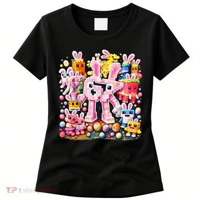6-7 Easter Bunny Brainrot Funny 67 Meme Women's T-Shirt