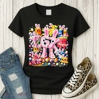 6-7 Easter Bunny Brainrot Funny 67 Meme Women's T-Shirt thumb 3