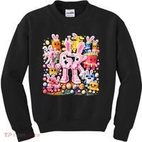 6-7 Easter Bunny Brainrot Funny 67 Meme Kids Sweatshirt thumb 0