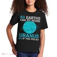 63 Earths Can Fit Inside Uranus 64 If You Relax Astronomy Kids T-Shirt thumb 2
