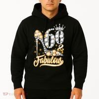 60 & Fabulous 60 Years Old 60th Birthday Diamond Crown Shoes Hoodie thumb 2