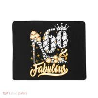 60 & Fabulous 60 Years Old 60th Birthday Diamond Crown Shoes Mousepad thumb 0