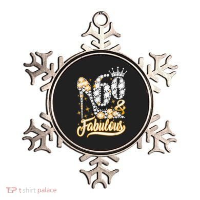 60 & Fabulous 60 Years Old 60th Birthday Diamond Crown Shoes Ornament