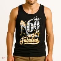 60 & Fabulous 60 Years Old 60th Birthday Diamond Crown Shoes Tank Top thumb 3