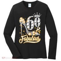 60 & Fabulous 60 Years Old 60th Birthday Diamond Crown Shoes Women's Long Sleeve Shirt thumb 0