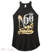 60 & Fabulous 60 Years Old 60th Birthday Diamond Crown Shoes Women's Perfect Tri Rocker Tank thumb 0