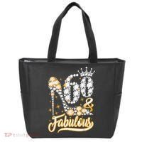 60 & Fabulous 60 Years Old 60th Birthday Diamond Crown Shoes Tote Bag thumb 0
