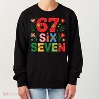 67 Funny 6-7 Christmas Meme Women's Sweatshirt thumb 0