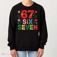 67 Funny 6-7 Christmas Meme Women's Sweatshirt thumb 0