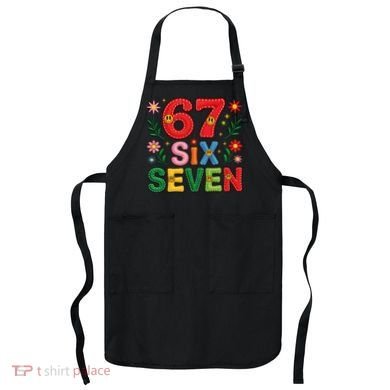 67 Funny 6-7 Christmas Meme Apron