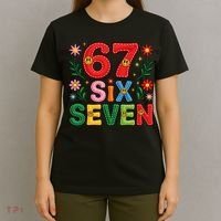 67 Funny 6-7 Christmas Meme T-Shirt thumb 4