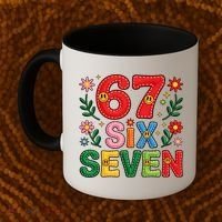 67 Funny 6-7 Christmas Meme Coffee Mug thumb 2