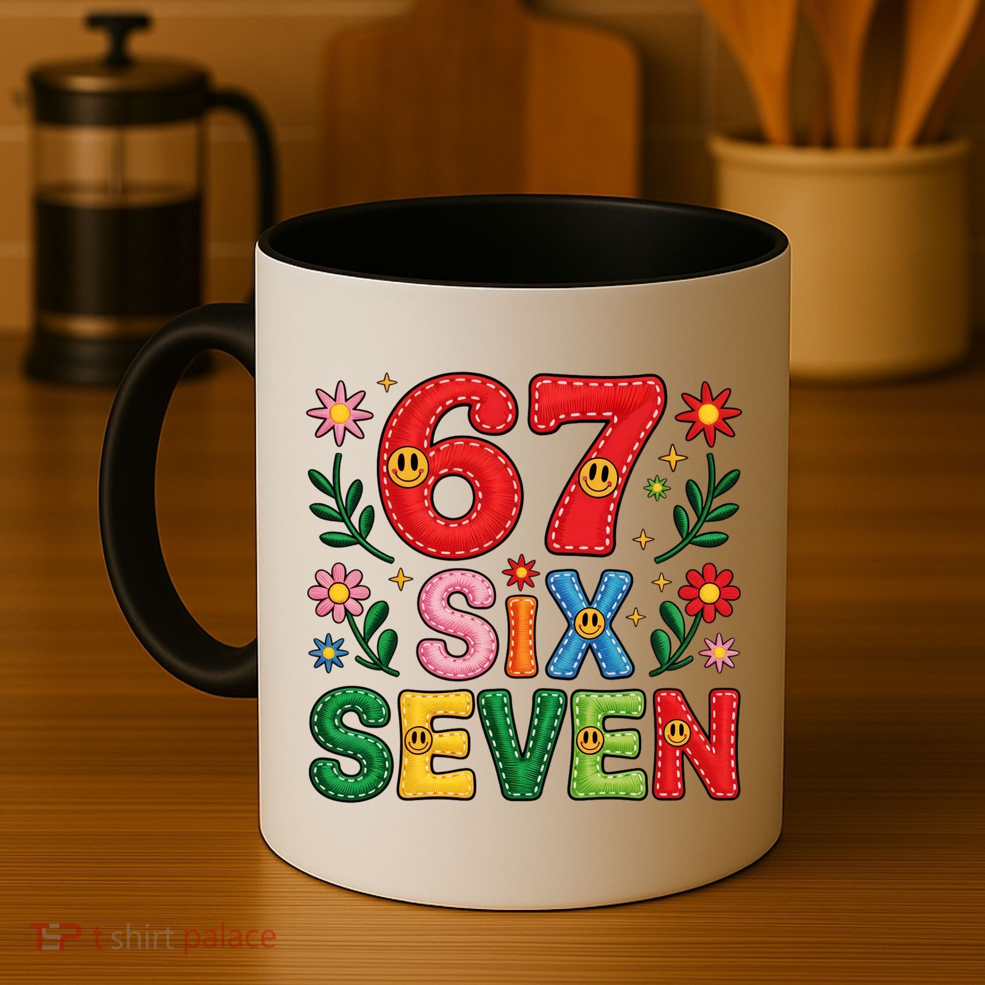 67 Funny 6-7 Christmas Meme Coffee Mug