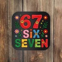 67 Funny 6-7 Christmas Meme Coaster thumb 0